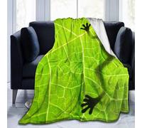 Couvre-Lit, Motif Losange À Carreaux Imprimé Couverture De Lit Douce Couverture En Microfibre Chaude Pour Voya