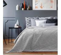 Couvre-lit - MYNE - Laila - Réversible - Microfibre - 170 x 270 cm - Gris