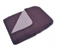 Couvre lit non-feu 260x230 soho bicolore violet Violet