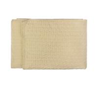 Couvre-lit Paoletti Henley - Jeté de lit matelassé de Luxe en Coton mélangé Point de Croix (Champagne - 235x235cm)