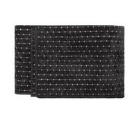 Couvre-lit Paoletti Henley - Jeté de lit matelassé de Luxe en Coton mélangé Point de Croix (Noir - 235x235cm)
