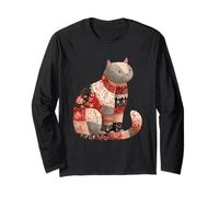 Couvre-lit Patchwork Chat Floral Vintage Folk Manche Longue