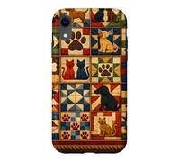 Couvre-lit Patchwork pour Animal Domestique Motif Vintage Coque pour iPhone XR