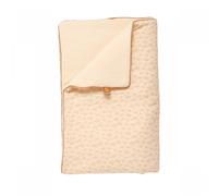 Couvre Lit Bébé 90x140 Cm En Double Gaze De Coton Beige