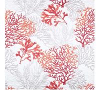 Couvre Lit - Quiberon - Corail - 240x260 cm - 2 Taies d'Oreiller - Sac en Tissu