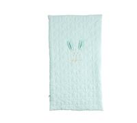 Couvre lit rectangulaire berceau en coton - original bleu ciel TU