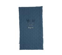 Couvre lit rectangulaire berceau en coton - original bleu nuit TU