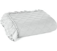 Couvre-lit Vanesa 170x210 argenté avec volant Eurofirany