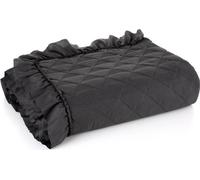 Couvre-lit Vanesa 170x210 noir avec volant Eurofirany