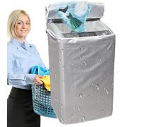 Couvre-machine À Laver - Forme Avec Revêtement En Argent, Couverture De Laveuse Étanche | Couvercles De Protection Du Sèche-linge À Poussière À L'épreuve Du Soleil Pour La Charge Supérieure, Laveuse À