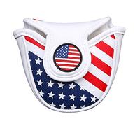 Couvre-maillet pour putter avec fermeture magnétique - Drapeau des États-Unis