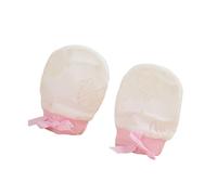 Couvre-mains pour nouveau-nés, mitaines anti-grippage pour bébé avec bords élastiques pour un ajustement parfait, prévention des rayures, mitaines respirantes pour nouveau-nés