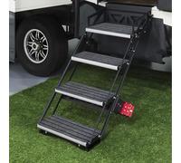 Couvre-Marches pour Camping-Car, Tapis Extérieur pour Escalier de Camping-Car 3 Pièces, Accessoire Antidérapant et Résistant aux Intempéries pour Remorques Meubles d'hiver Voyage Intérieur Extérieur