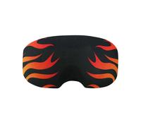 Coolcasc Couvre-masque de ski COOLMASC Flames, anti-rayures et anti-poussière, protection lentille