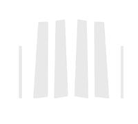 couvre montant Compatible Avec Toyota Pour Avalon 2005 2006 2007 2008 2009 2010 2011 2012 6 Pièces Garnitures Montants Fenêtre Porte Voiture Autocollants Extérieures(Silver)