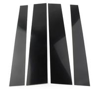 couvre montant Compatible Avec Toyota Pour Tundra Pour Crew Pour Max 2007-2021 Autocollant De Garniture De Fenêtre De Voiture Noir Brillant