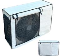 Couvre-moteur climatiseur extérieur, housse climatiseur avec boucle fixe, toile extérieure anti-neige, anti-poussière, tissu Oxford, résistant au soleil et à l'humidité