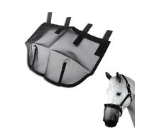 Couvre-Nez de Cheval, Couverture de muserolle de Licou de Cheval, Protection Confortable Contre Les Mouches du Nez, Bande faciale de Bride de Remplacement rembourrée pour Le bétail