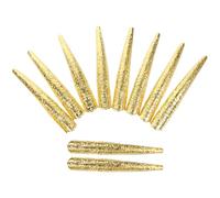 Couvre-ongles Métal Or 10pcs pour Célébration Halloween | Accessoires de Cosplay, Bout de Doigt Ancien, Photo Shoots, Or, Fer, Design Creux, Facile à Porter