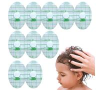 Couvre-oreilles de natation - Protecteurs pour adultes 8x6 cm, patchs adhésifs hydrophobes en PU | Ensemble de solutions de shampoing pour cheveux, Transparent, respectueux de la peau, pour Kids, d