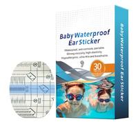 Couvre-oreilles pour douche, couvre-oreilles souples et imperméables, 30 pi | Protecteurs d'oreilles pour bains de bébé, patchs de Film PU respirants et confortables pour le bain, la douche, le surf et l