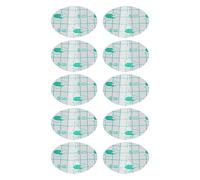 Couvre-Oreilles pour Fête Prénatale, Autocollants de Forme Ovale Jetables et Imperméables pour Le Bain et la Natation, Transparents pour Bébés Nageurs, 50 Pièces