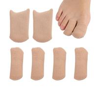 Couvre-Orteils 6 Pièces, Couvre-Orteils À Trou Unique, Couvre-Orteils Fermés, Protecteurs D’Orteils Respirants, Séparateurs D’Orteils Doublés De Silicone, Couvre-Tubes D’Orteils