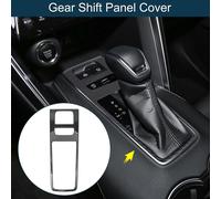 Couvre Panneau De Changement De Vitesse Pour Toyota Harrier 80 Series, IntšŠrieur ImpermšŠable Console Switch Panel Garnish Trim Cover En Fibre De Carbone Noir 1 Piššce