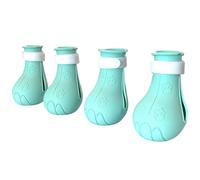 Couvre-pattes en silicone anti-rayures pour chat, pour le bain, le toilettage, l'examen et la coupe des ongles, chaussons souples réglables pour animaux domestiques, sûrs, respirants et imperméables