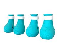 Couvre-pattes en silicone anti-rayures pour chat, pour le bain, le toilettage, l'examen et la coupe des ongles, chaussons souples réglables pour animaux domestiques, sûrs, respirants et imperméables