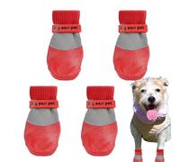 Couvre-pattes pour chiens, bottes imperméables pour chiots,Bottes d'hiver pour chien avec protection des pattes - Couvre-pieds portables pour chien des neiges, pour l'intérieur, la marche, la course e