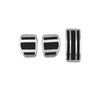 Couvre Pédale Antidérapant pour Citroen pour C4 pour C3 pour Aircross 2012~2024 2013 Anti-dérapant en Acier Inoxydable Pied d'embrayage Pédale Couvre Accessoire Voiture À Gaz Pédale Pied Voiture(MT