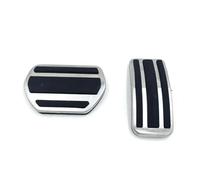 Couvre Pédale Antidérapant pour Citroen pour C4 pour C3 pour Aircross 2012~2024 2013 Anti-dérapant en Acier Inoxydable Pied d'embrayage Pédale Couvre Accessoire Voiture À Gaz Pédale Pied Voiture(at