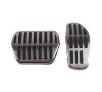 Couvre-pédale Compatible Avec Renault Pour Koleo Kadjar Pour Samsung QM6 2016 2017 2018 Pédales frein à carburant en acier inoxydable AT