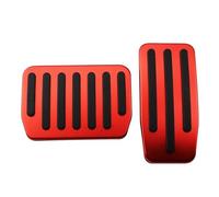 Couvre Pédale D'accélérateur Couvre pédales d'accélérateur et de frein à gaz pour Tesla pour Model 3 2016 2017 2018 2019 2020 2021(Red)