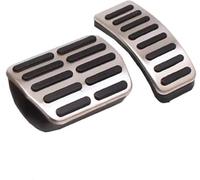 Couvre-pédale d'accélérateur de voiture Pédales de voiture pour VW pour Polo RSi, repose-pieds en acier inoxydable, style frein