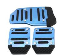 Couvre Pédale D'accélérateur Pédale Frein Et D'accélérateur Automatique En Aluminium Universelle Antidérapante Pour Course(Blue)