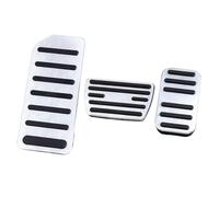 Couvre-pédale De Frein Et D'accélérateur En Aluminium Noir Argent Pour Accord 2018 2019 2020 2021 2022 2023 2024 2025(Silver 3pcs)