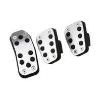 Couvre-pédale de frein et d'embrayage pour Ecosport 2012-2017, Fiesta MK7 2009-2015 en alliage d'aluminium (MT) (MT)