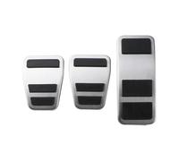 Couvre Pédale Embrayage Pour Fiesta Pour MK8 ST Pour Ecosport 2012-2023 Pédales Accessoires De Couverture De Pédale De Frein À Gaz En Acier Inoxydable Antiderapant Pédales(MT)