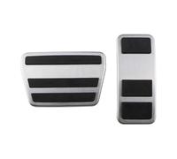 Couvre Pédale Embrayage Pour Fiesta Pour MK8 ST Pour Ecosport 2012-2023 Pédales Accessoires De Couverture De Pédale De Frein À Gaz En Acier Inoxydable Antiderapant Pédales(AT)