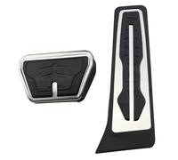 couvre-pédale frein Compatible avec 3 Series pour G20 G21 2020 2021 Auto Car Accélérateur Pédale De Frein Repose-Pieds Pédales Plaque Couverture(AT Without Rest)