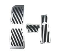 couvre-pédale frein Compatible avec 5 Series pour G30 G31 G38 2017-2019 Housse de repose-pieds pour pédale d'accélérateur de frein de style de voiture(AT 3Pcs)
