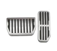 couvre-pédale frein Compatible avec Jaguar pour F-PACE 2016-2018 Pédales de voiture en acier inoxydable Repose-pieds de frein à gaz Pédales Pad.(At)