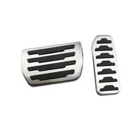 couvre-pédale frein Compatible avec Jaguar pour XE pour XF 2016-2019 Pédale de voiture Gaz Frein Embrayage Reste Pédale Pad Cover(AT without Rest)