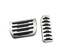 couvre-pédale frein Compatible avec Jaguar pour XE XF 2016 2017 2018 2019. Couvre-pédale automatique pour pédales de voiture.(AT Without Rest)