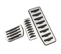 couvre-pédale frein Compatible avec Jaguar pour XE XF 2016 2017 2018 2019. Couvre-pédale automatique pour pédales de voiture.(AT With Rest)