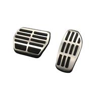 couvre-pédale frein Compatible avec Kaptur pour Clio 2019-2023 Couvercle de pédale de frein d'accélérateur à gaz.(B Type AT 2pcs)