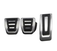 couvre-pédale frein Compatible avec pour A1 2012-2021 Accessoires de pédales de voiture Couvercle de protection de pédale d'embrayage de frein à gaz(MT)