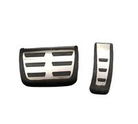 couvre-pédale frein Compatible avec pour A6 2008-2012 Accessoires de voiture Accélérateur Frein Embrayage Repose-pied Pédale(Accelerator Brake2pc)